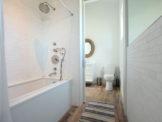 Bathroom, Interior, Wood Texture Flooring