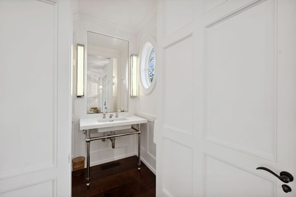 Bathroom, Interior, Wood Texture Flooring