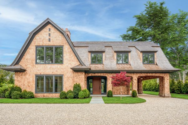 Exterior, Facade, Brick Traditional