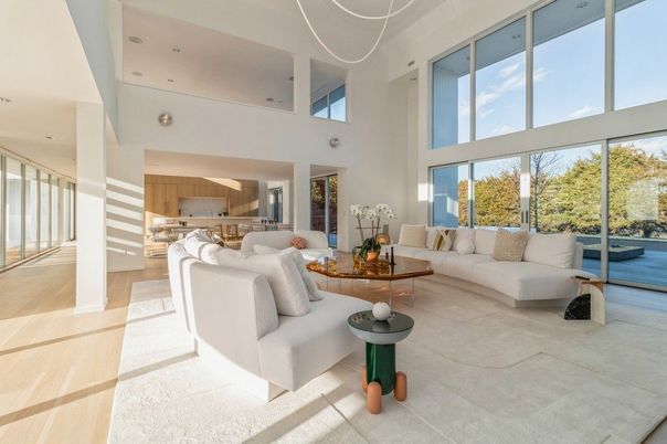 Interior, Living room, Recessed Lighting