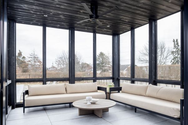 Interior, Living room, Recessed Lighting, Sun Room