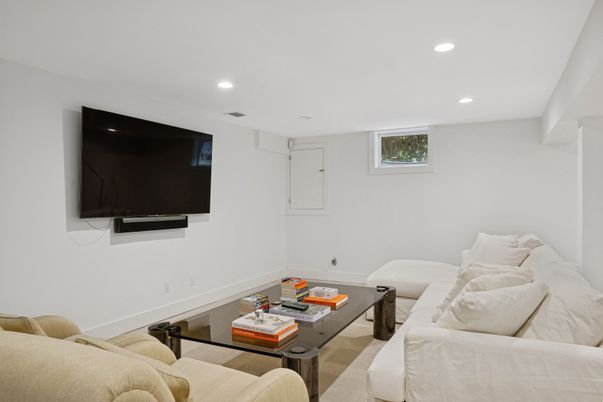 Interior, Living room, Recessed Lighting