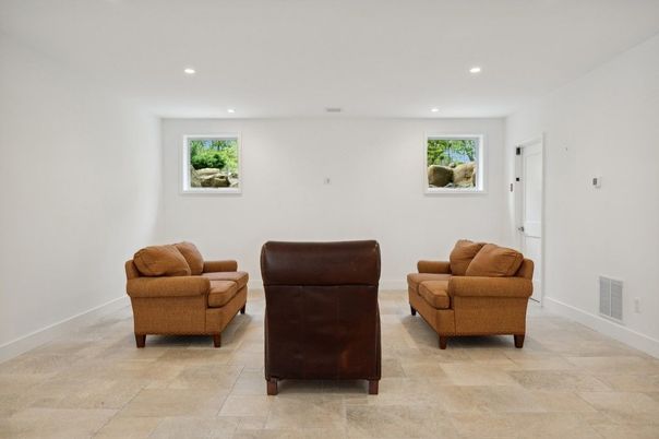 Interior, Living room, Recessed Lighting