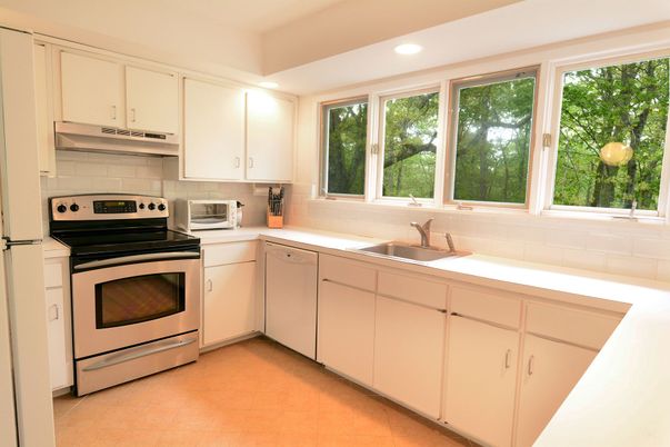 Interior, Kitchen, Recessed Lighting, Stainless Steel Appliances