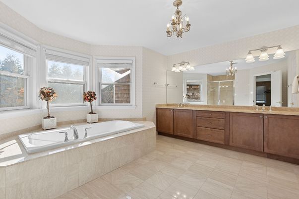 Bathroom, Chandelier, Dual Sink Vanities, Interior