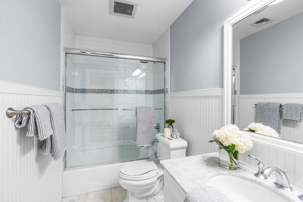 Bathroom, Glass Shower, Interior