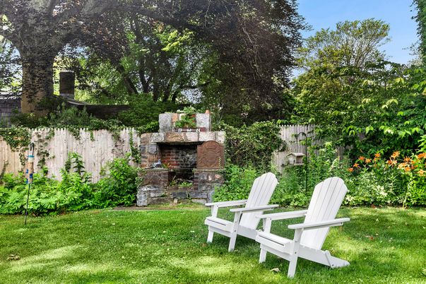 Backyard, Exterior, Fireplace