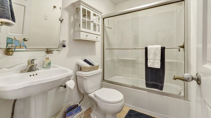 Bathroom, Glass Shower, Interior