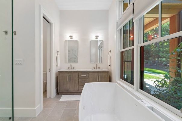 Bathroom, Dual Sink Vanities, Free Standing Baths, Interior
