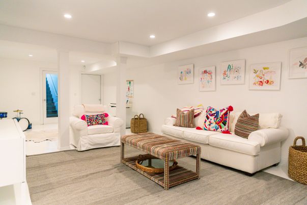 Interior, Living room, Recessed Lighting