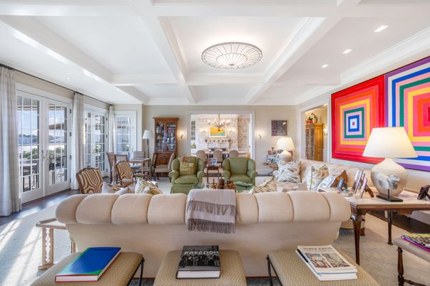 Interior, Living room, Recessed Lighting