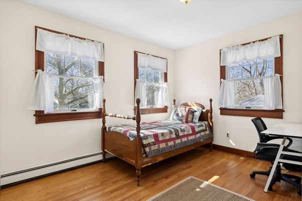 Bedroom, Home Office, Interior, Wood Texture Flooring