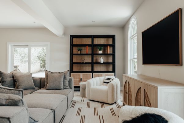 Interior, Living room, Recessed Lighting