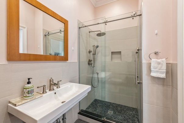 Bathroom, Glass Shower, Interior