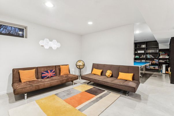 Interior, Living room, Recessed Lighting