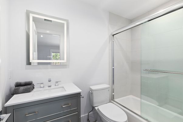 Bathroom, Glass Shower, Interior