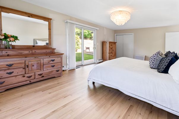 Bedroom, Chandelier, Interior, Wood Texture Flooring