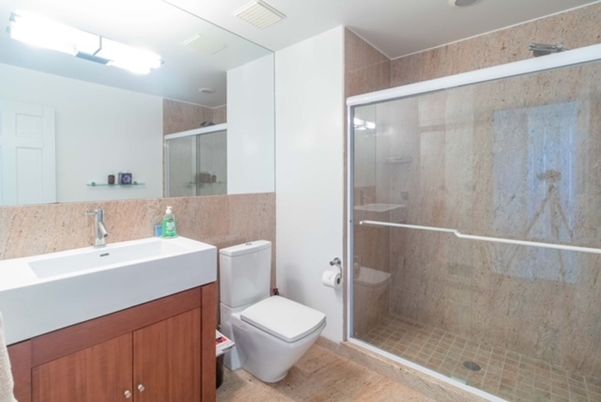 Bathroom, Glass Shower, Interior