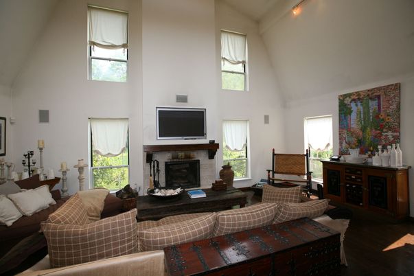 Fireplace, Interior, Living room, Wood Texture Flooring