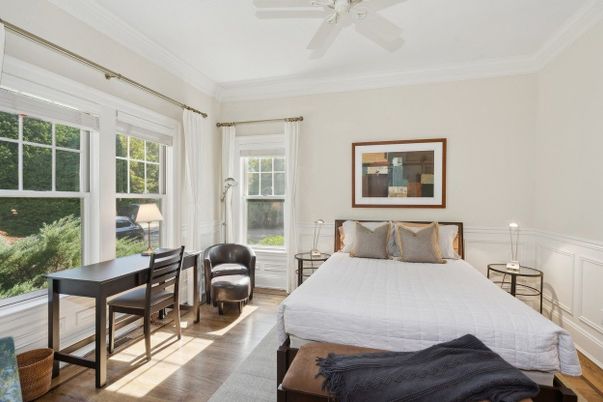 Bedroom, Home Office, Interior, Wood Texture Flooring