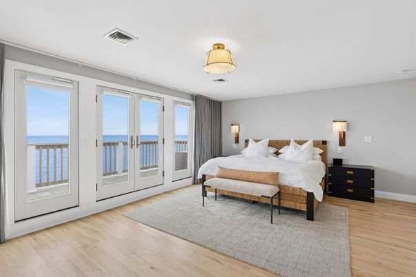 Bedroom, Interior, Water, Wood Texture Flooring