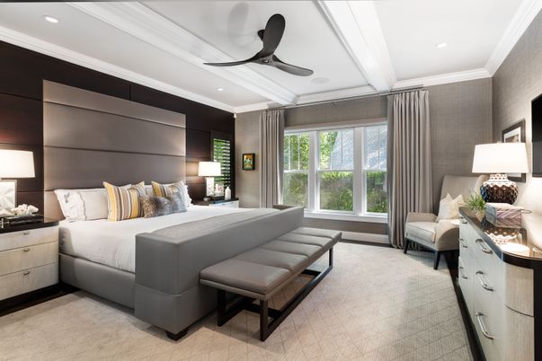 Bedroom, Interior, Recessed Lighting