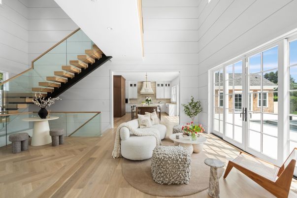 Interior, Pendant Lights, Recessed Lighting, Wood Texture Flooring