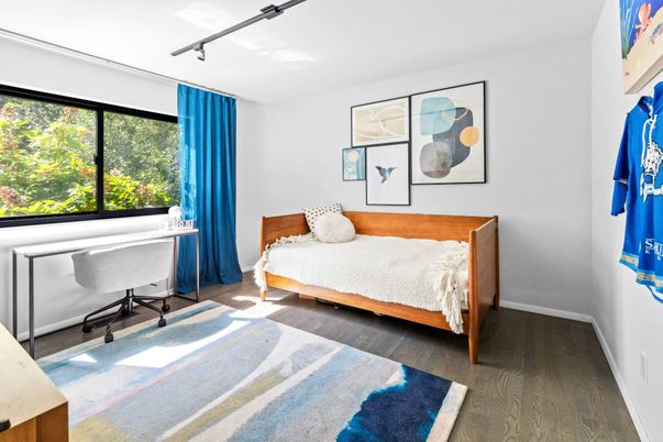 Bedroom, Home Office, Interior, Wood Texture Flooring