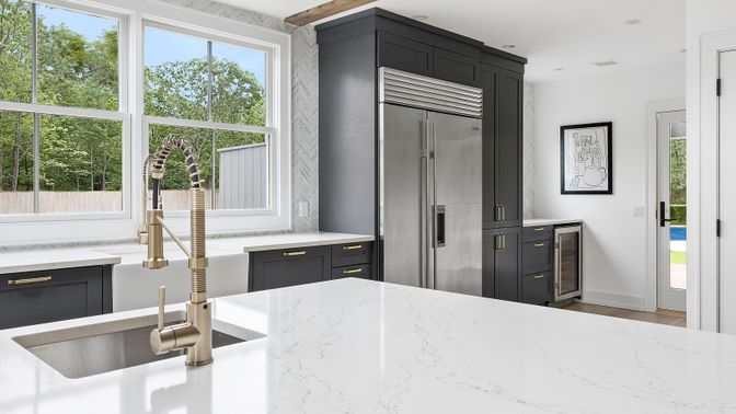 Interior, Kitchen, Recessed Lighting, Stainless Steel Appliances