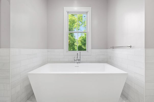 Bathroom, Free Standing Baths, Interior, Marble Walls