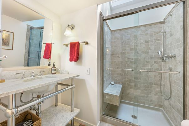 Bathroom, Glass Shower, Interior