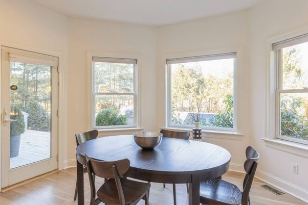 Dining room, Interior, Wood Texture Flooring