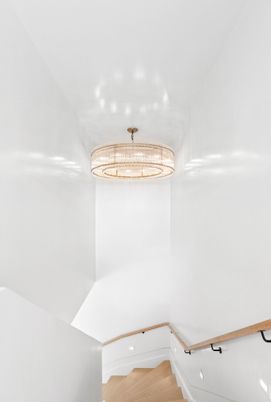 Chandelier, Interior, Wood Texture Flooring