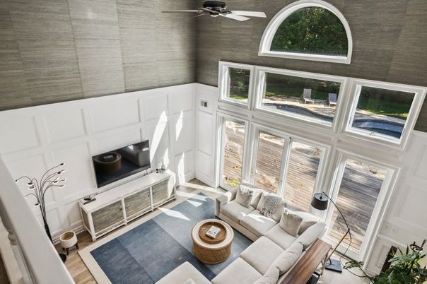 Interior, Living room, Sun Room, Wood Texture Flooring