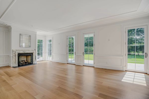 Empty room, Fireplace, Interior, Wood Texture Flooring