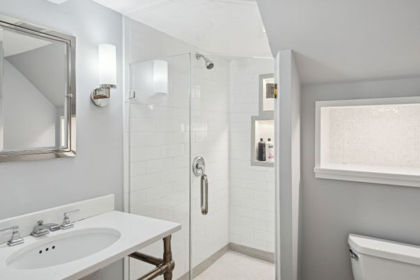 Bathroom, Glass Shower, Interior