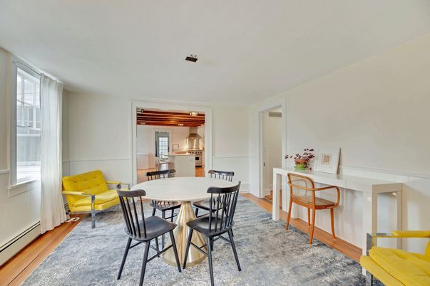 Dining room, Interior, Wood Texture Flooring