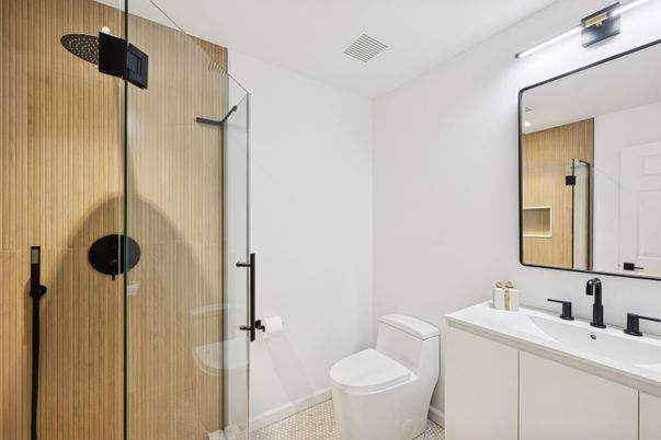 Bathroom, Glass Shower, Interior