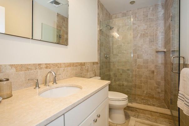 Bathroom, Glass Shower, Interior
