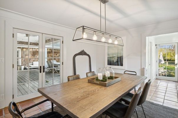 Dining room, Interior, Pendant Lights