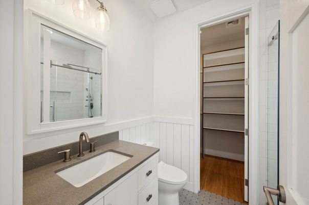 Bathroom, Interior, Wood Texture Flooring