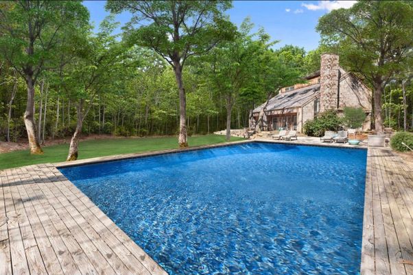 Exterior, Pool, Solar Panels
