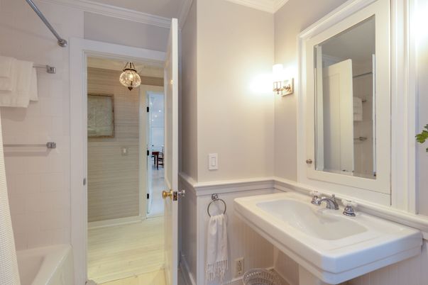 Bathroom, Interior, Wood Texture Flooring