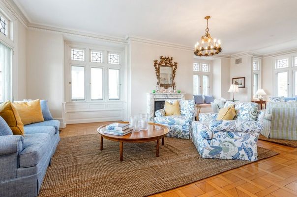 Chandelier, Fireplace, Interior, Living room, Wood Texture Flooring