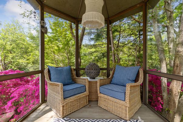 Interior, Sun Room, Wood Texture Flooring