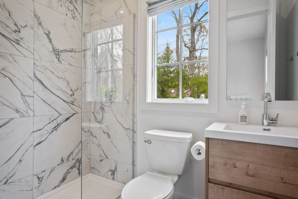 Bathroom, Interior, Marble Walls