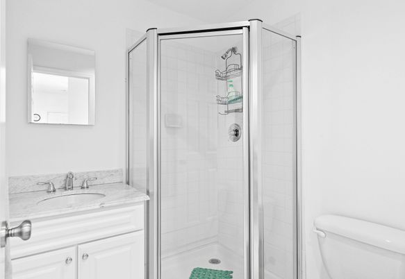 Bathroom, Glass Shower, Interior