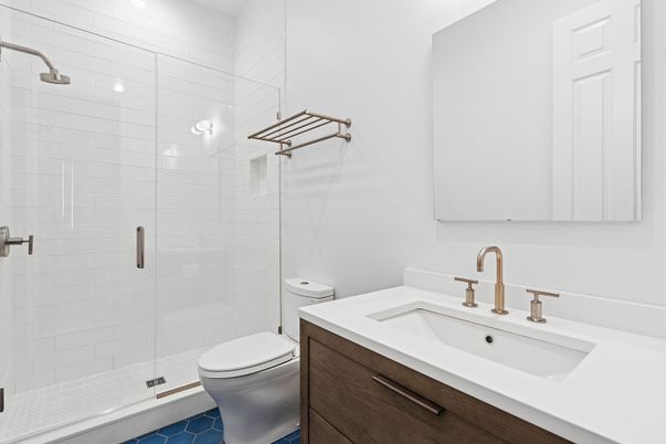 Bathroom, Glass Shower, Interior