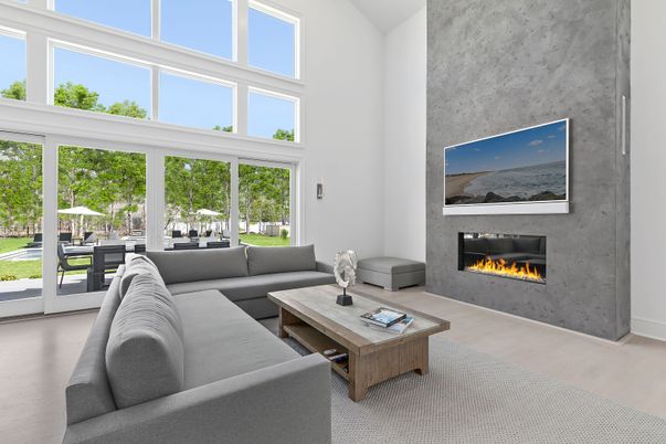 Fireplace, Interior, Living room