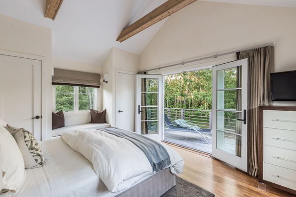 Bedroom, Interior, Wooden Beams, Wood Texture Flooring